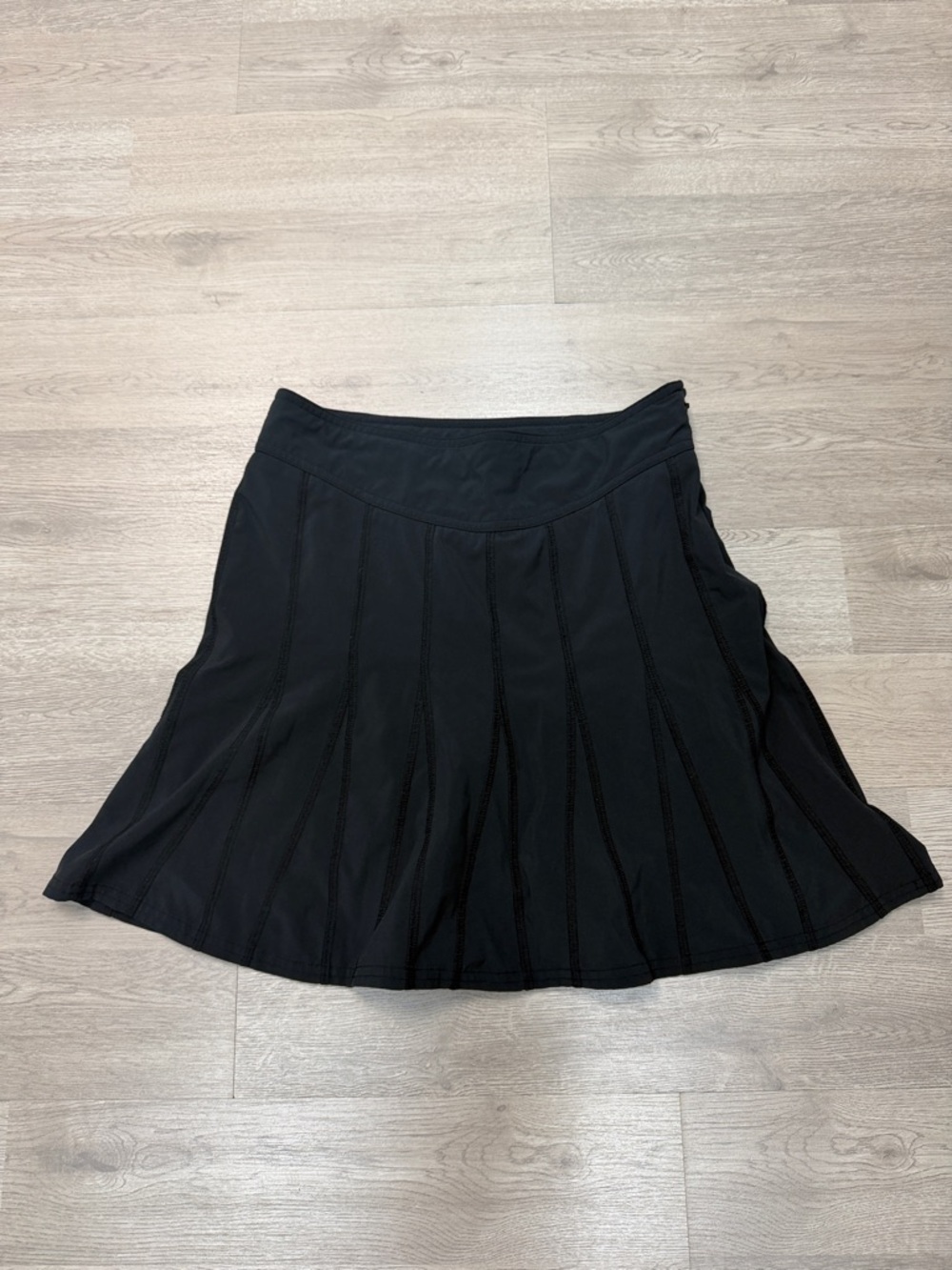 Athleta Wear About Skirt Skort Black Pleated Sz 2! - Picture 3 of 9